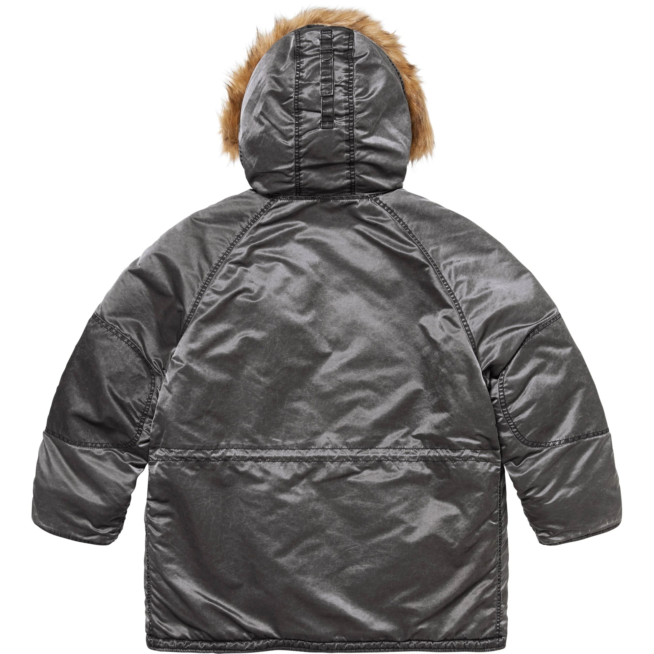 Washed Flight Satin N-3B Parka view 17